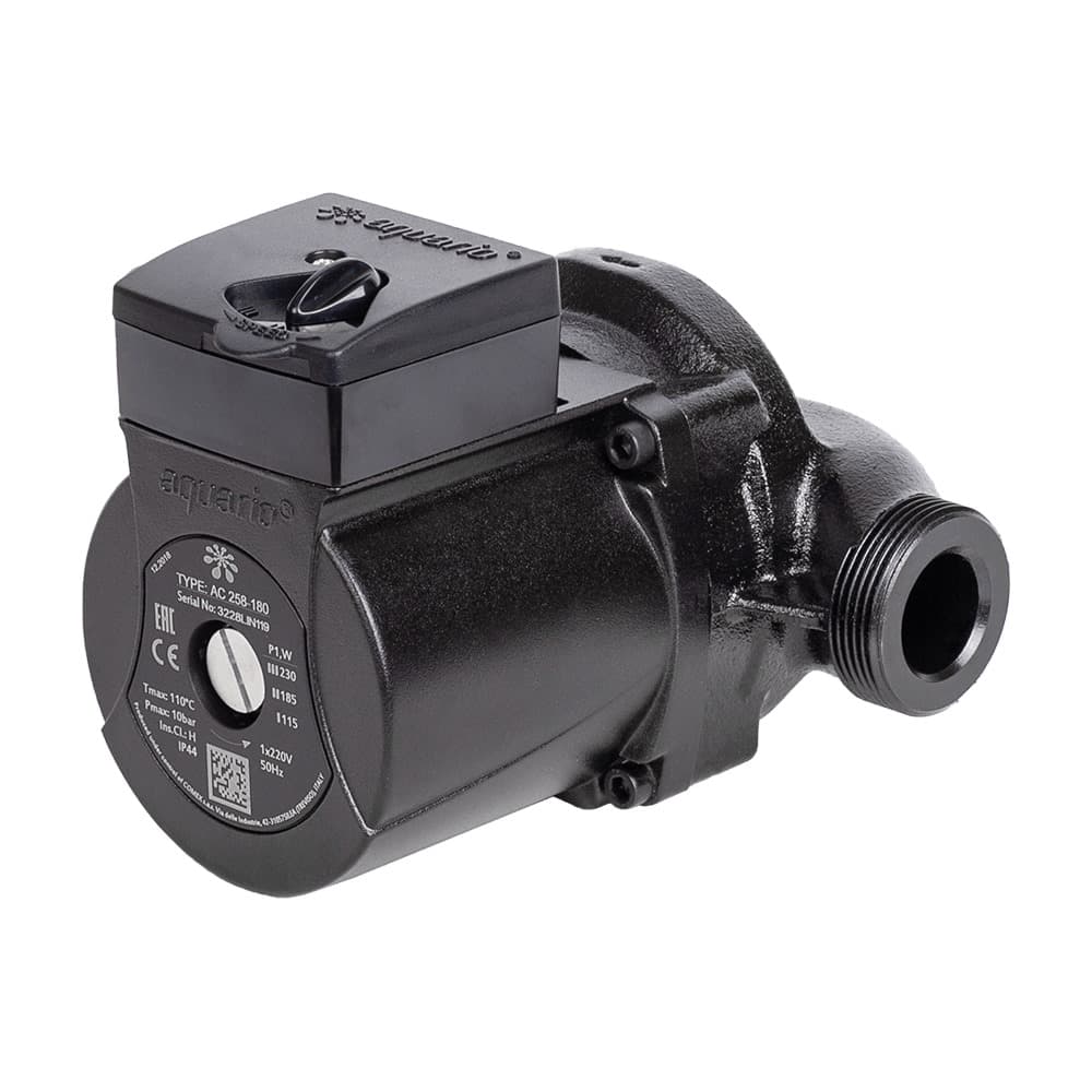 Циркуляционный насос AQUARIO AC 258-180 ( Hmax напор-8м, Qmax расход-88л/м, P1мощность-70Вт/ч)(5358)