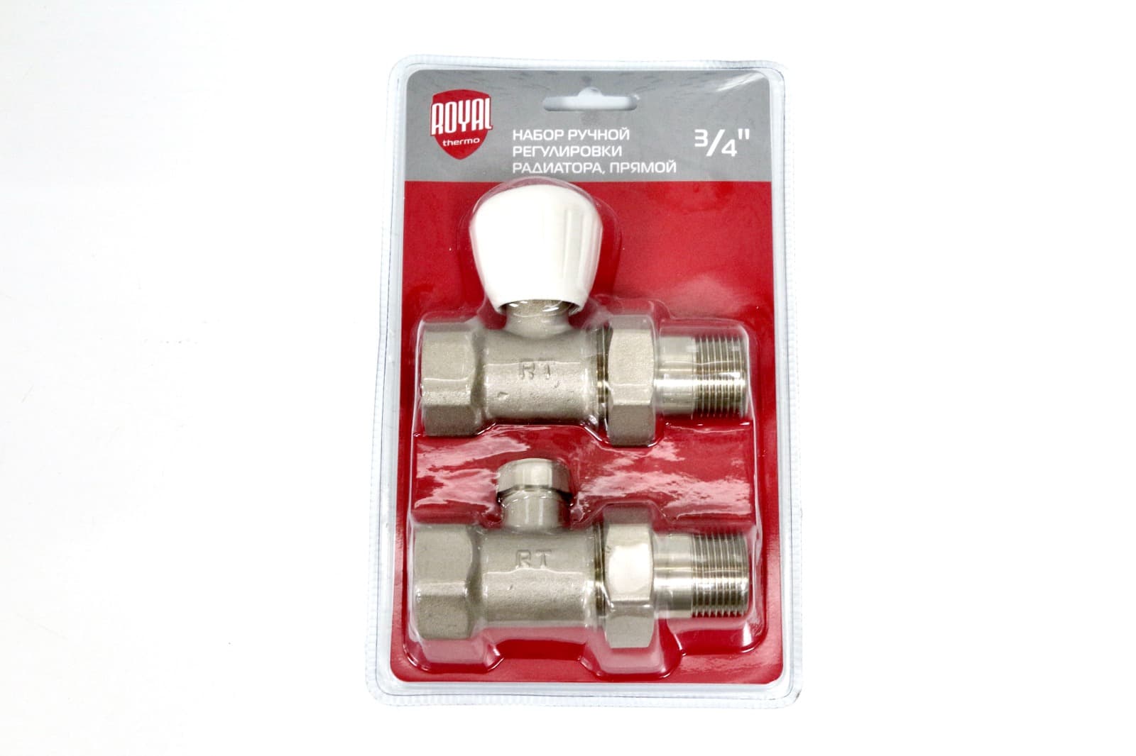 Набор ручной регулировки радиатора Royal Thermo, прямой 3/4"