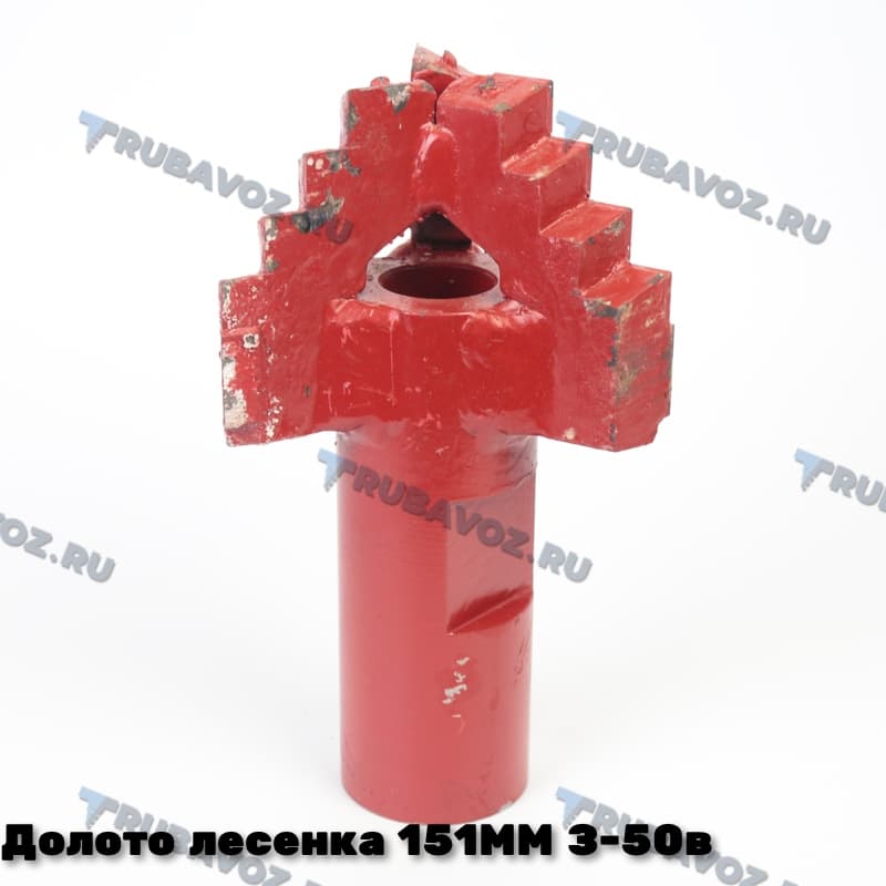 Долото лесенка  151мм, резьба З-50 внутр