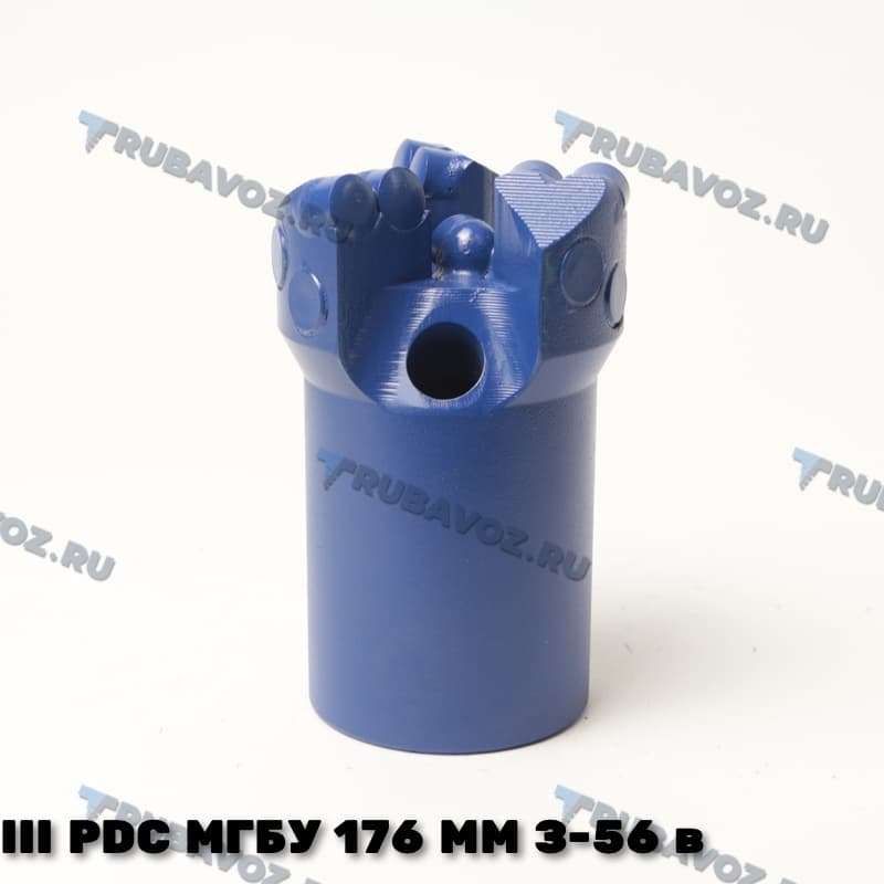 III PDC МГБУ 76мм плоское 3 лопасти, резьба З-56 внутр