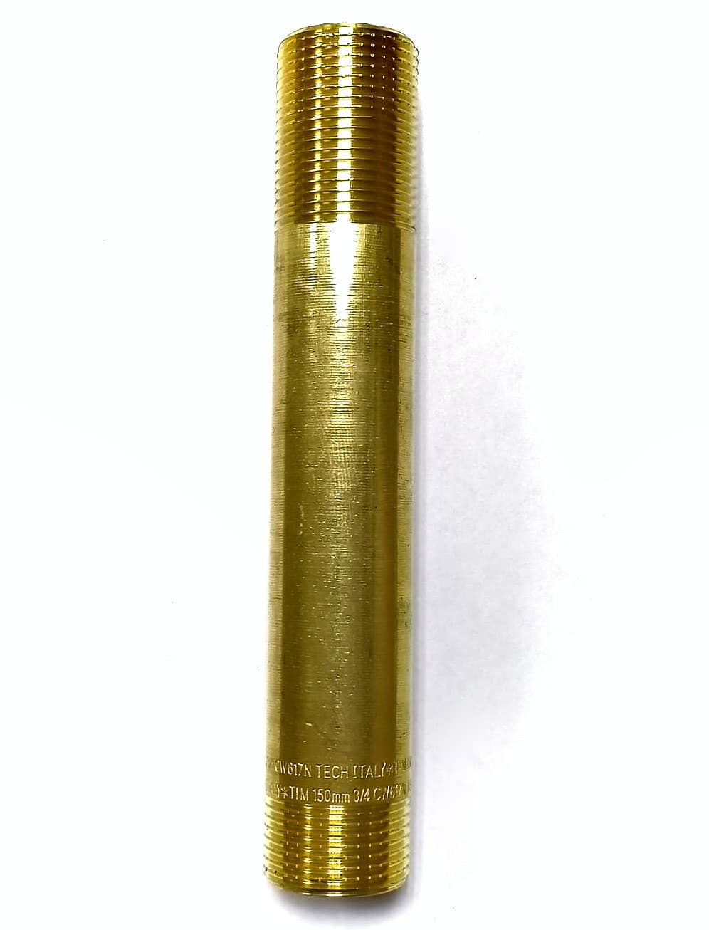 Сгон латунный 3/4" НН - 150 мм