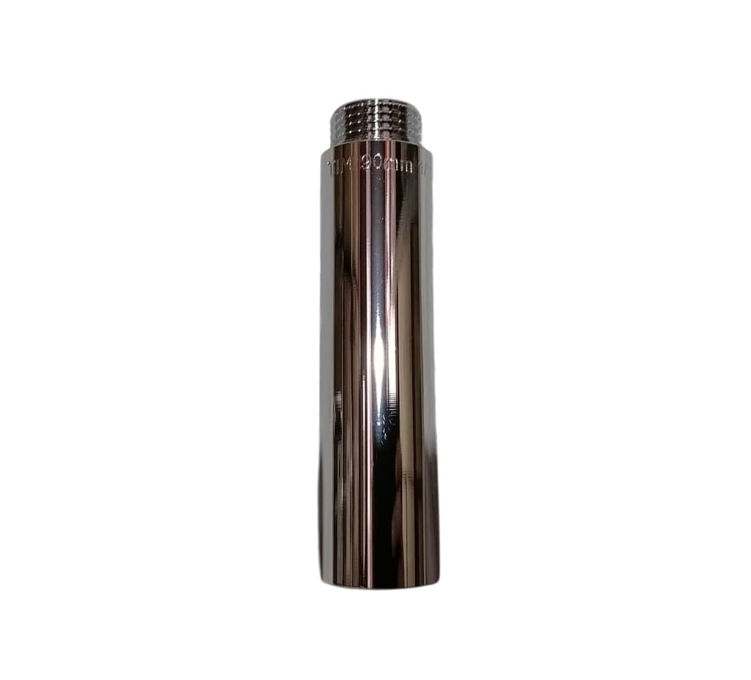 Удлинительная гайка хромированная 1/2" ВН - 90 мм