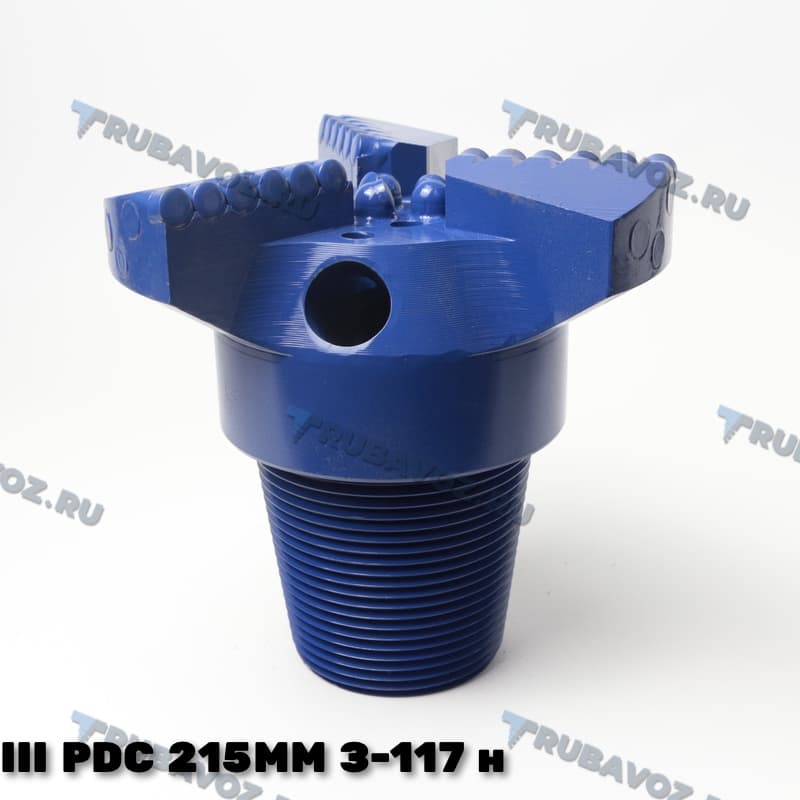 III PDC 215мм, плоское, 3 лопасти, резьба З-117