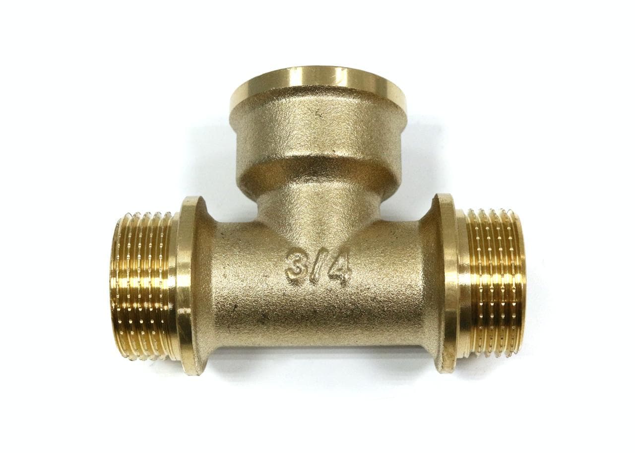 Тройник латунный 3/4" х 3/4" х 3/4" НВН