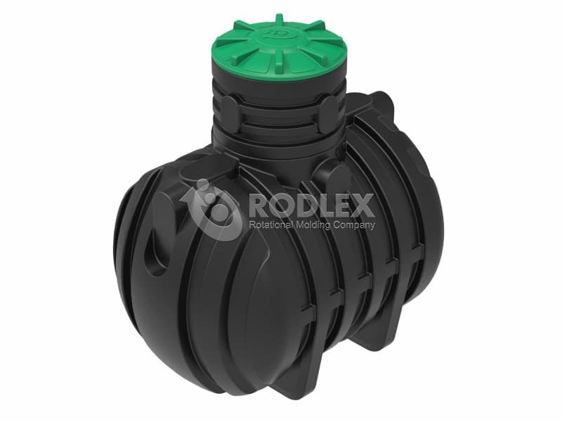 Емкость  RODLEX-S3000 с горловиной 500 мм и крышкой