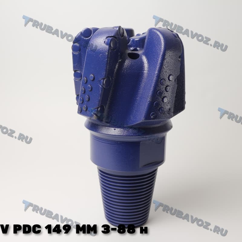 V PDC 151мм, сферическое, 5 лопастей, резьба З-88 нар-я