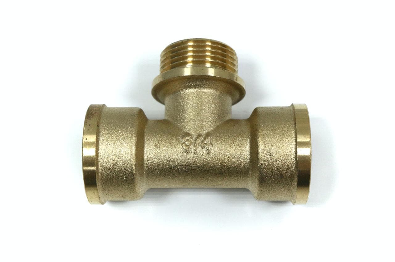 Тройник латунный 3/4" х 3/4" х 3/4" ВНВ