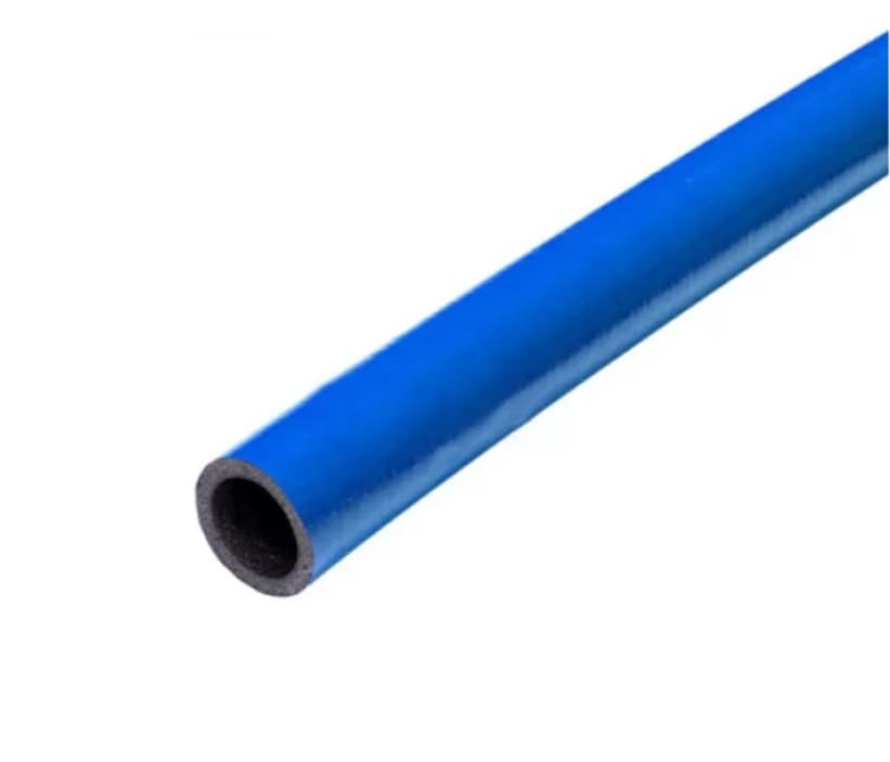 Трубка с полимерным покрытием синего цвета ENERGOFLEX SUPER PROTECT S 22/6-2, L=2м (320м.п./уп)
