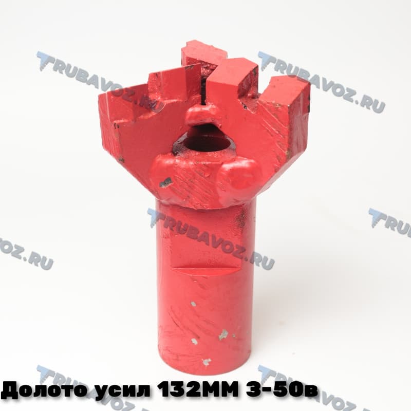 Долото усиленное 132мм,  резьба З-50 внутр