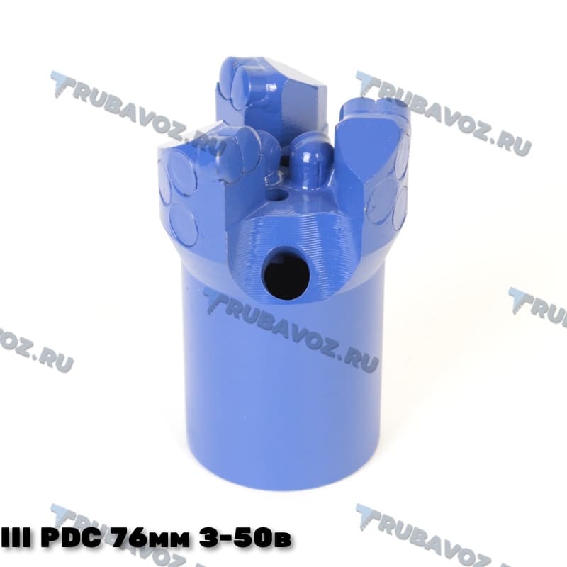 III PDC 76мм, плоское, 3 лопасти, резьба З-50 внутр