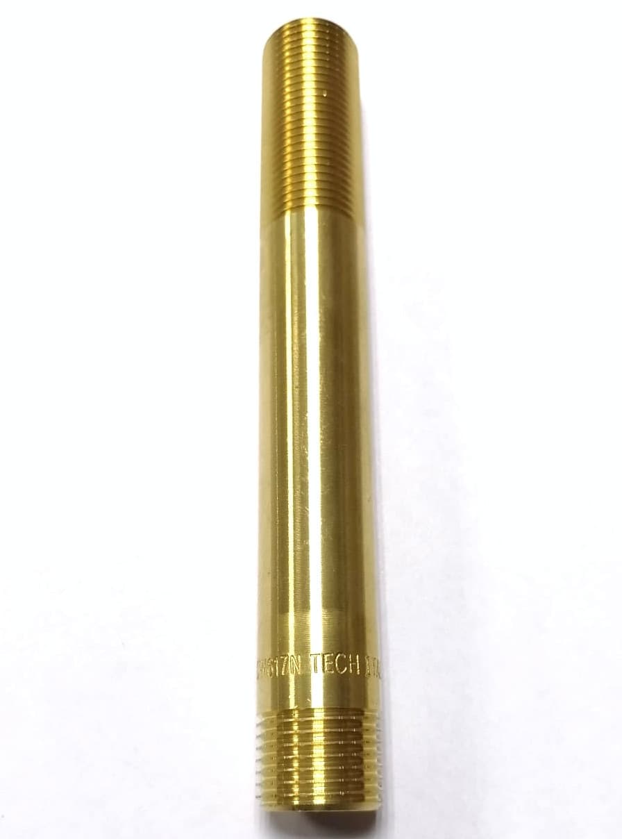 Сгон латунный 1/2" НН - 150мм