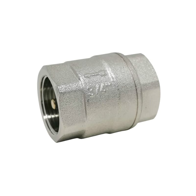 Обратный клапан никелированный 3/4"