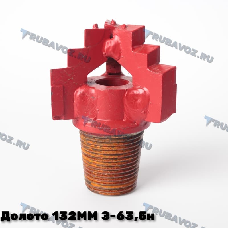 Долото лесенка 132мм, резьба З-63,5 нар-я