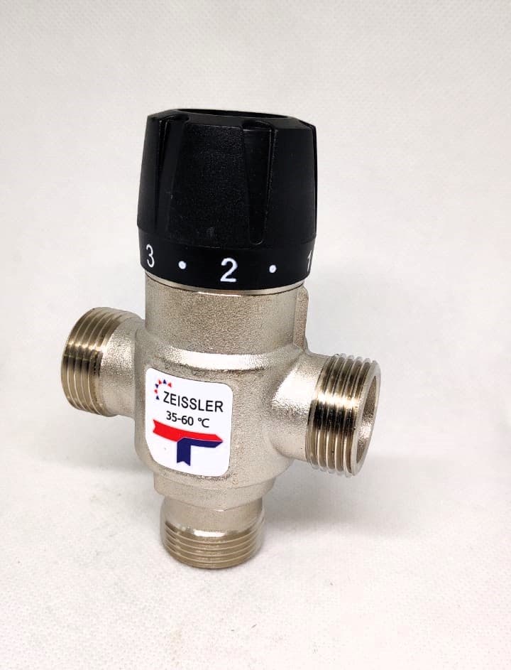 Термостатический смесительный клапан 1" НР 35-60°С KV 2,5