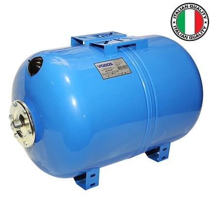 Гидроаккумулятор VODOS WTR 80 HOR (80 литров, 10bar, G1", +99°C,  мембрана EPDM SE.FA Italy)