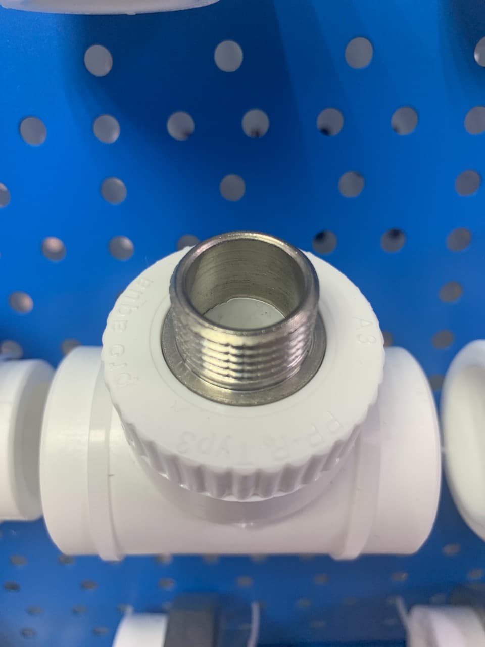 PP-R Тройник комбинированный НР Белый 32-1/2"
