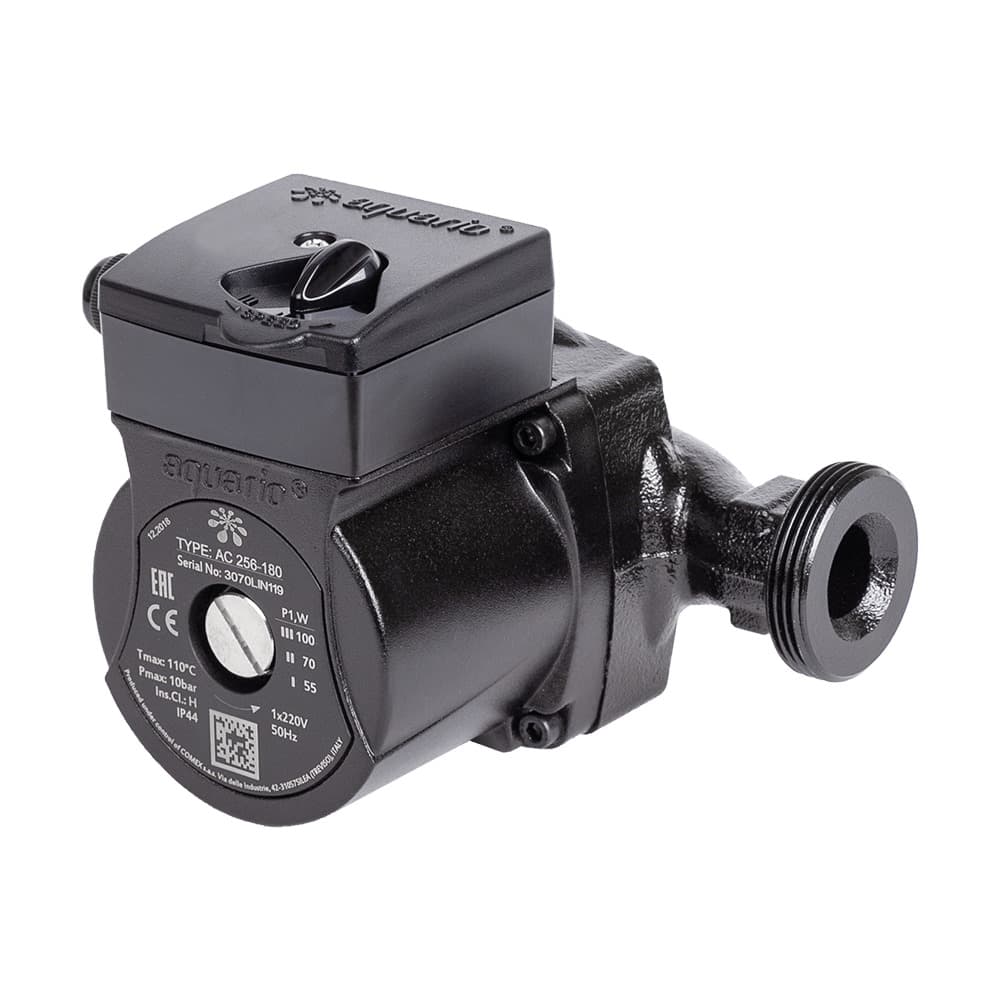 Циркуляционный насос AQUARIO AC 256-180 ( Hmax напор-6м, Qmax расход-60л/м, P1мощность-100Вт/ч)(5356)