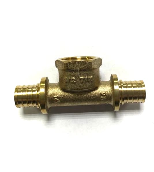 Тройник переходный аксиальный 16 х 1/2" В  х 16