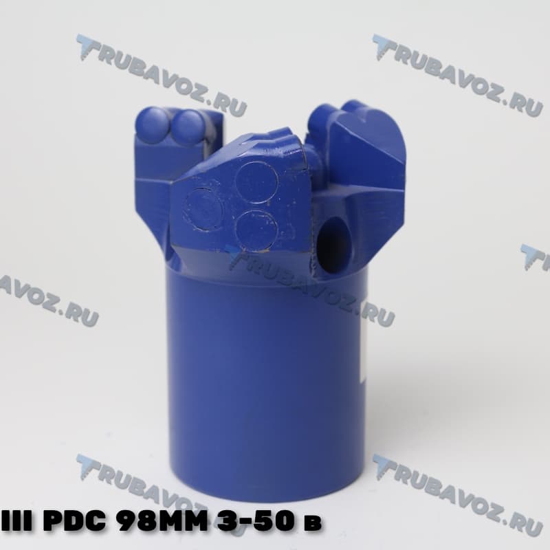 III PDC 98мм, плоское, 3 лопасти, резьба З-50 внутр
