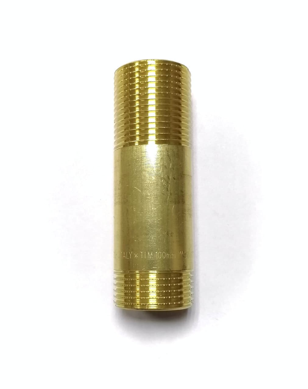 Сгон латунный 1" НН - 100мм