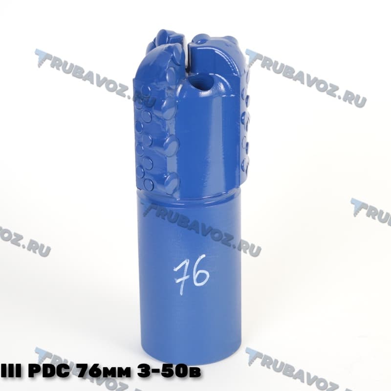 III PDC 76мм, сферическое 3 лопасти, резьба З-50 внутр