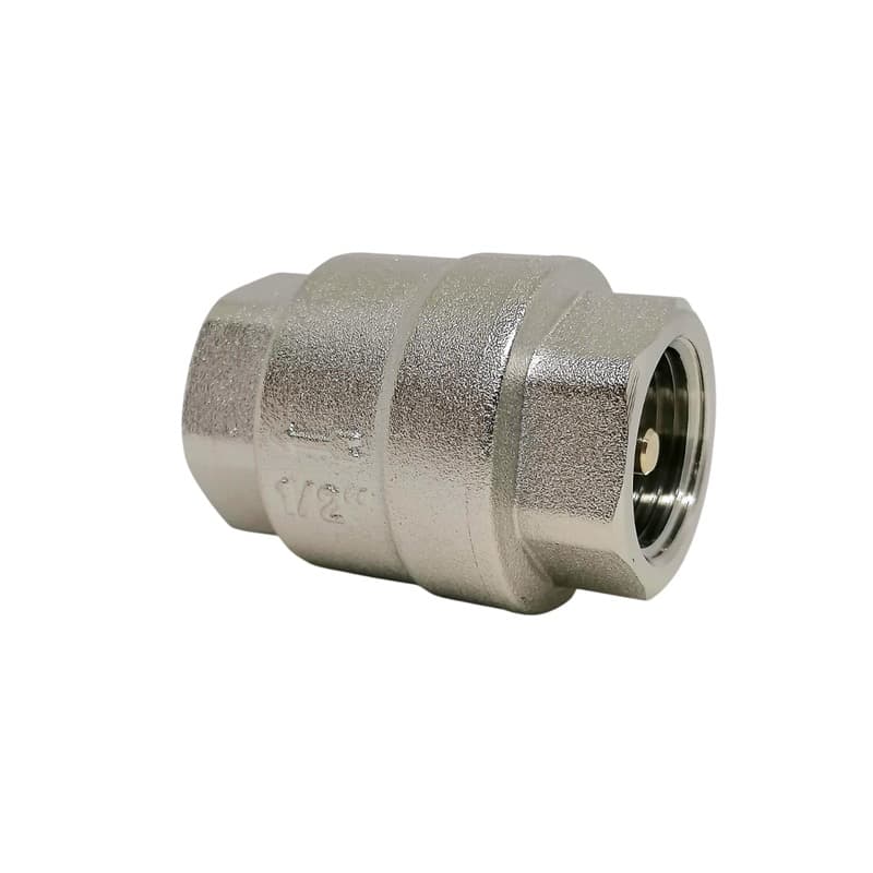 Обратный клапан никелированный 1/2"