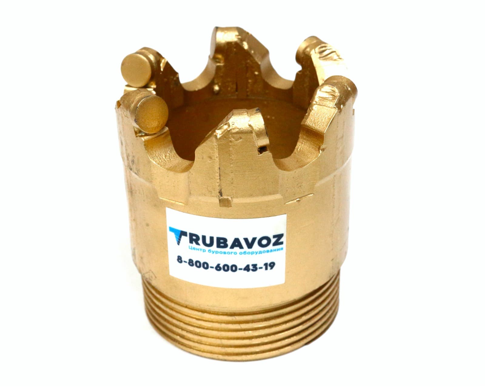 Коронка PDC TRUBAVOZ 93мм ( Усиленная, плоский зуб 13 мм ), резьба 30 мм