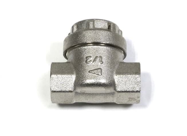 Фильтр механической очистки прямой  1/2"  ВВ （никелированный)