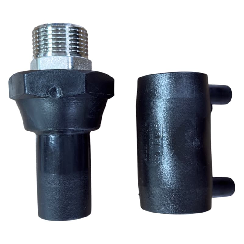 Муфта электросварная ПНД с наружной резьбой 40 x 1 1/4" SDR 11 ПЭ 100