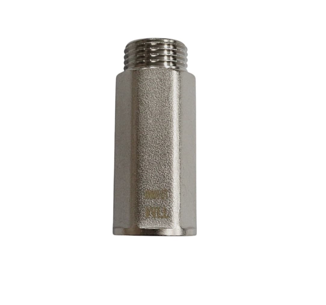 Удлинитель никелированный (шестигранная, под гаечный ключ) 1/2" - 50 мм