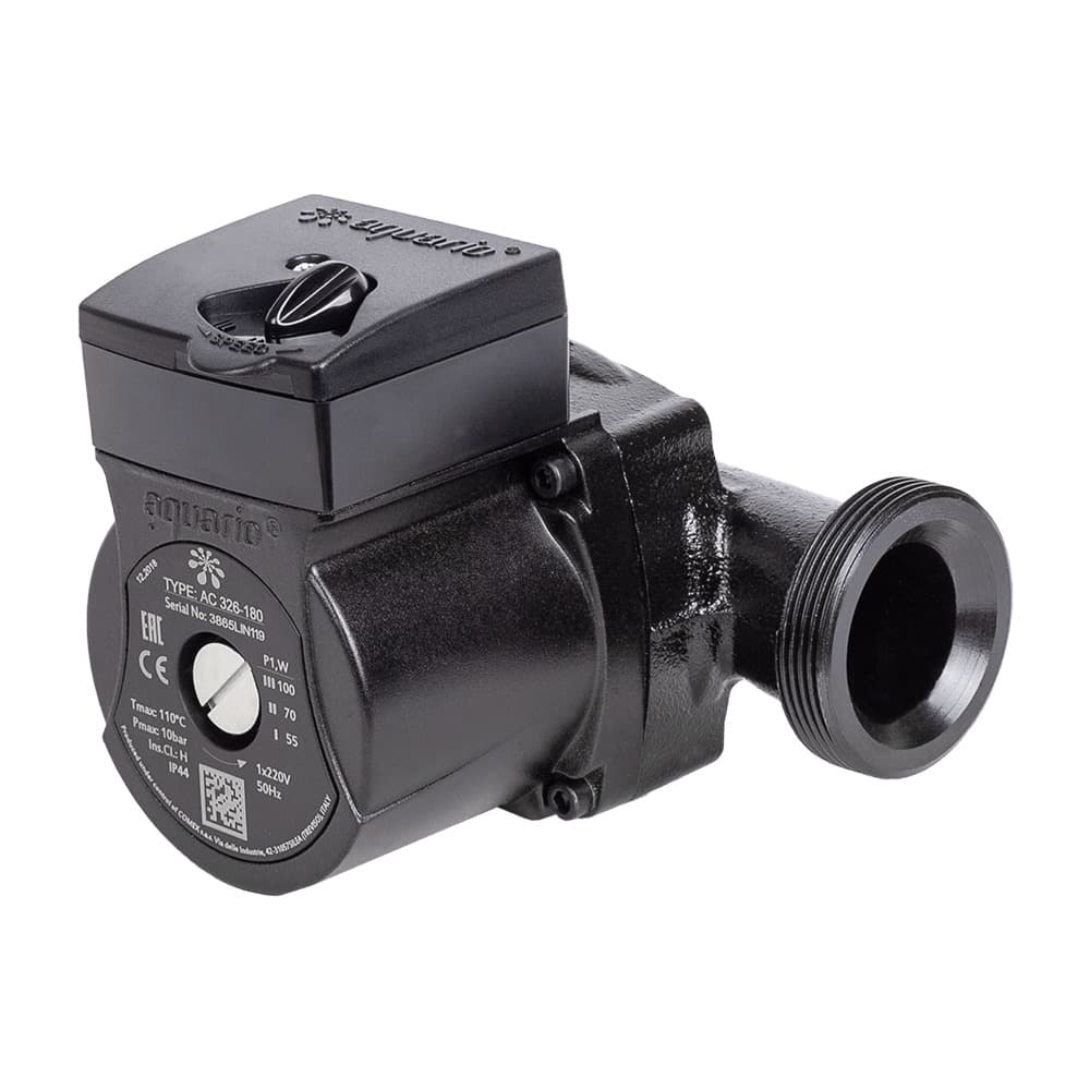Циркуляционный насос AQUARIO AC 326-180 ( Hmax напор-5м, Qmax расход-60л/м, P1мощность-100Вт/ч) (5326)