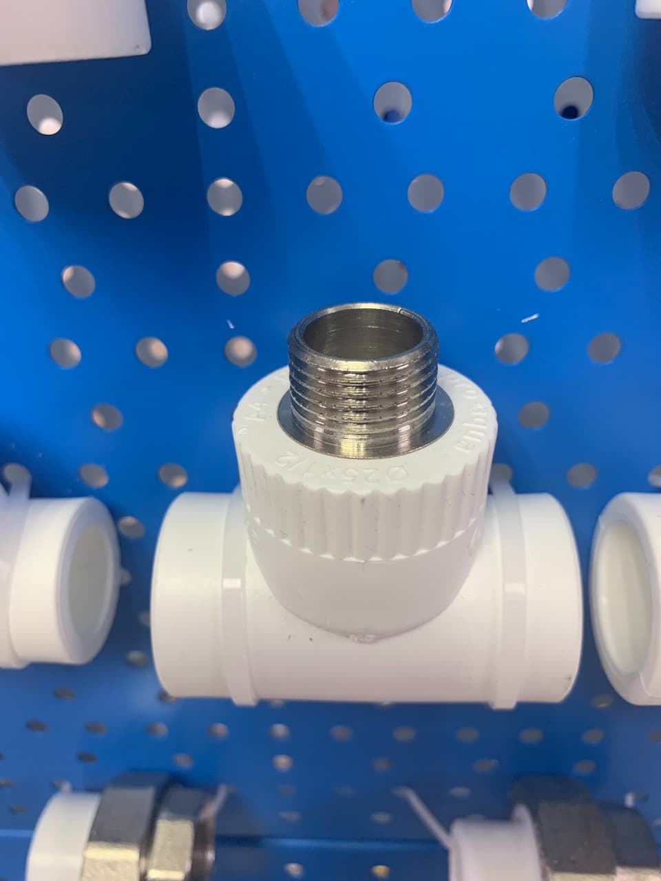 PP-R Тройник комбинированный НР Белый 25-1/2"