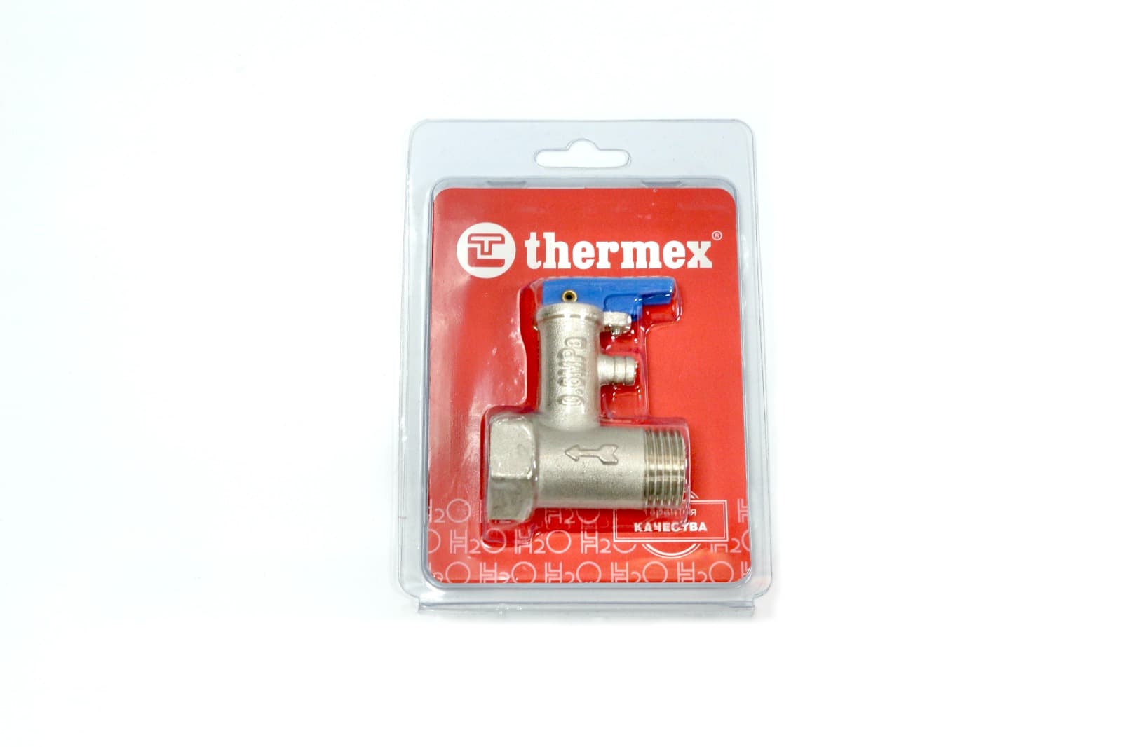 Клапан предохранительный THERMEX 1/2", 6 бар, с ручкой (блистер)