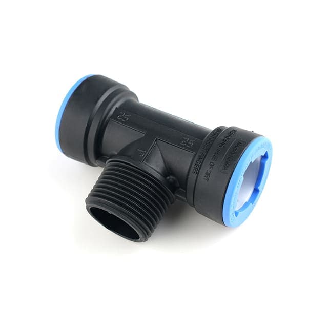 Тройник с резьбой быстросборный IRRIPLAST PP PUSH ПНД 20 х 3/4" НР