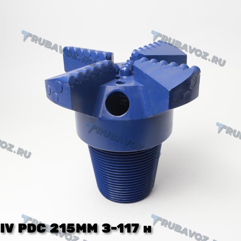 IV PDC 215мм, плоское, 4 лопасти, резьба З-117