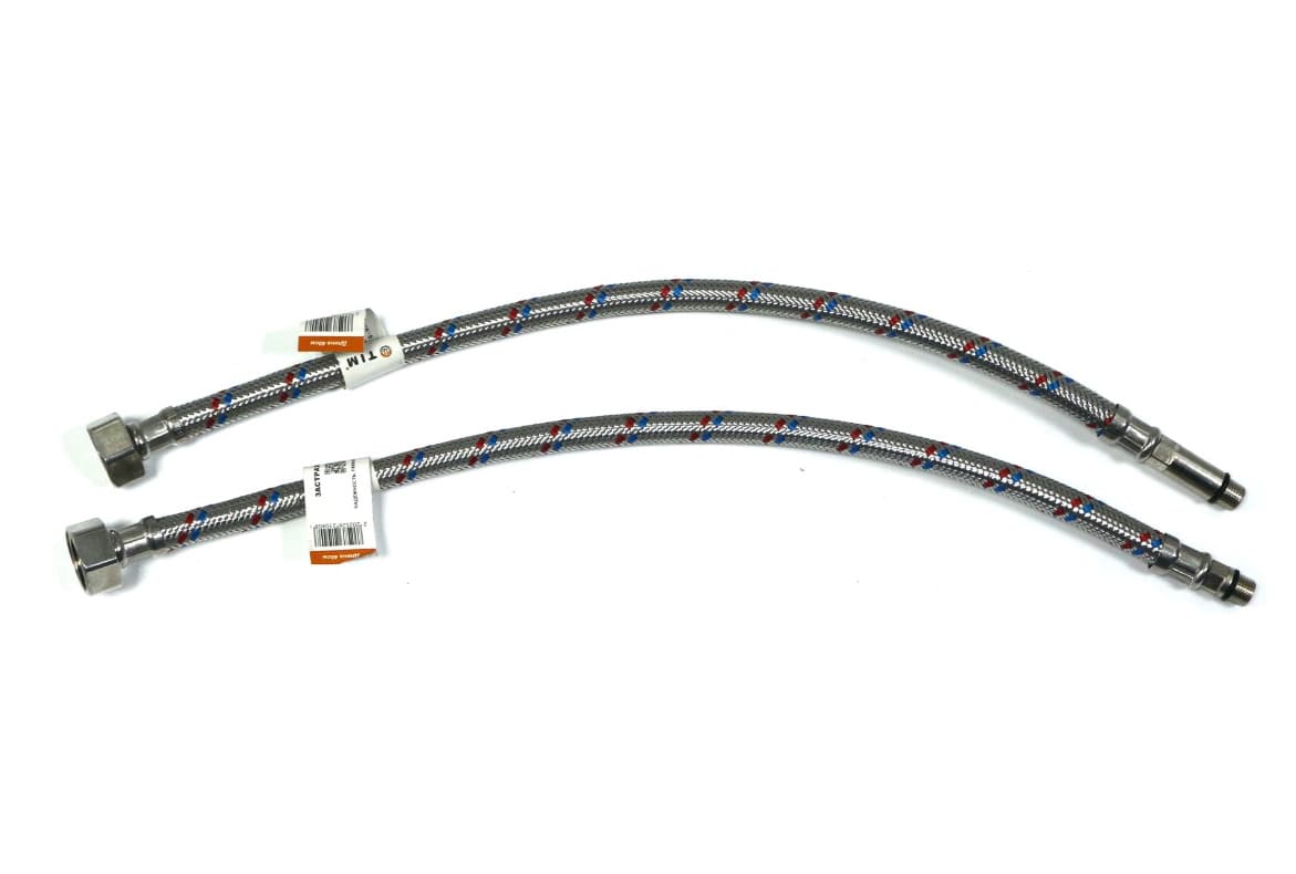 Гибкая подводка для смесителя  1/2" В  х M10 -40см