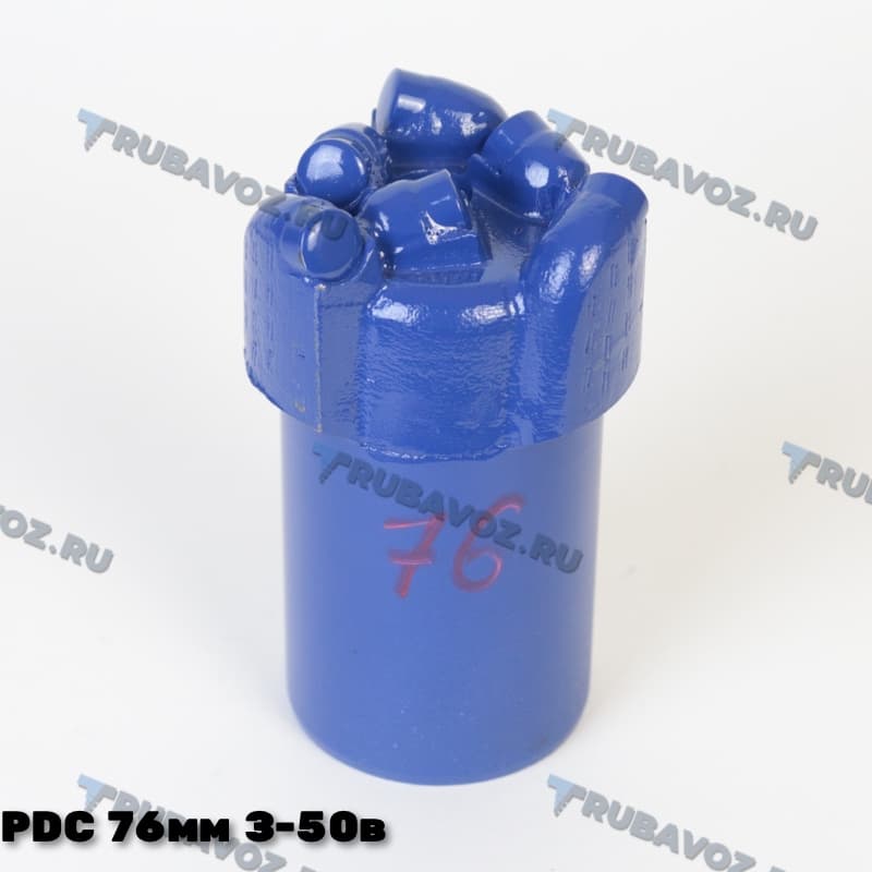 PDC 76мм, плоское матричное, резьба З-50 внутр