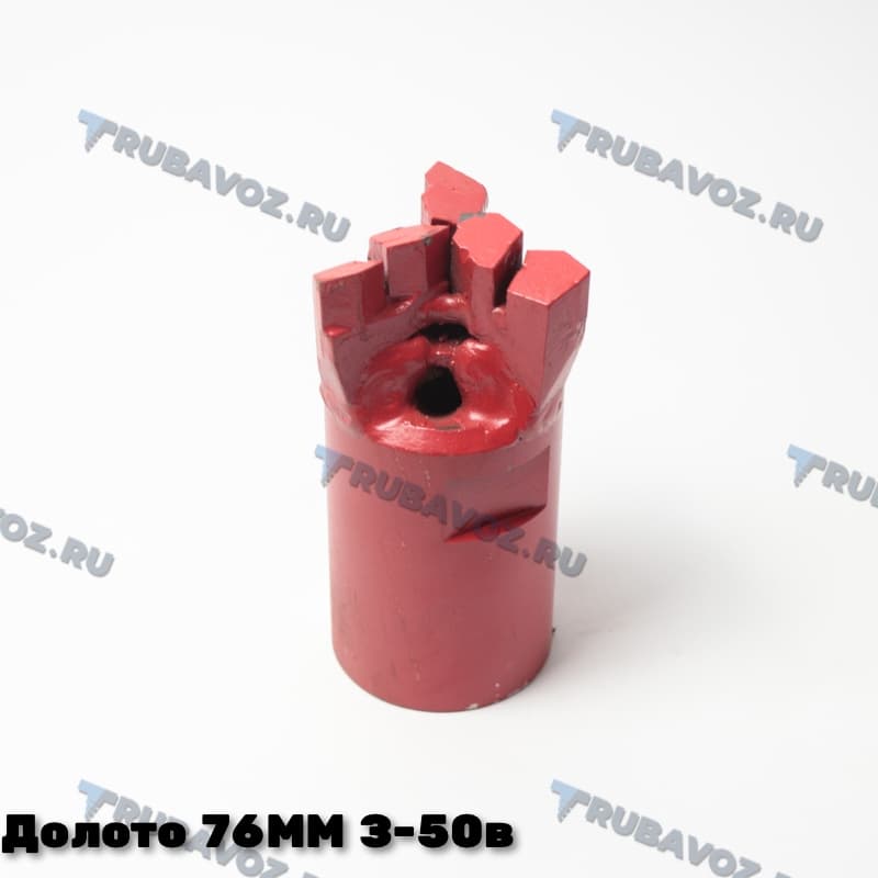 Долото усиленное 76мм, резьба З-50 внутр