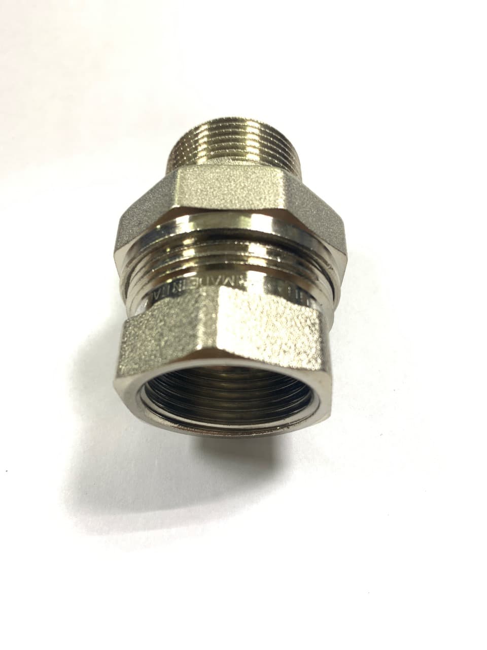 Сгон прямой 1" (никелированный) UNIFIT