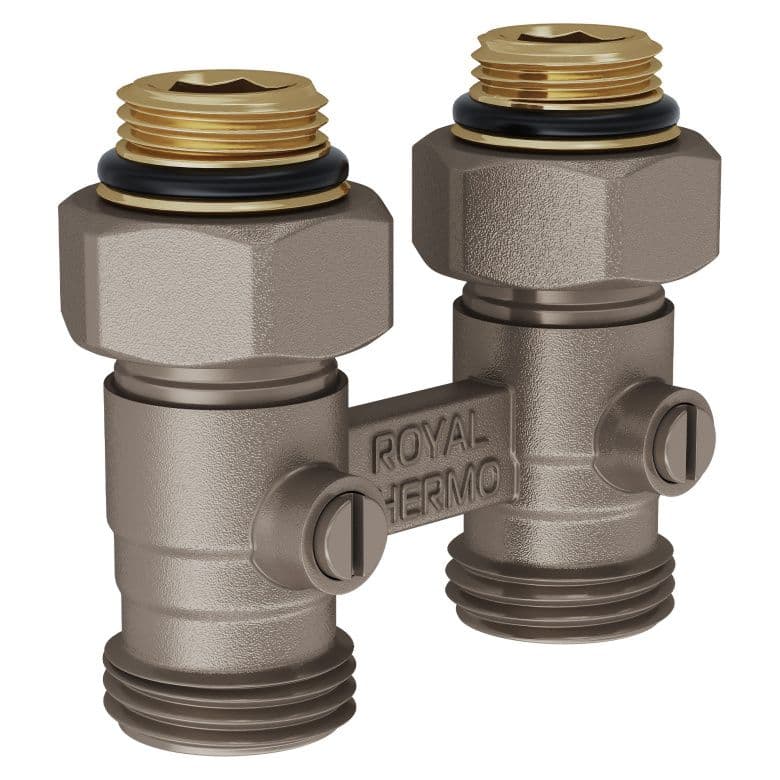 Узел нижнего подключения прямой Royal Thermo 1/2"х3/4"EK